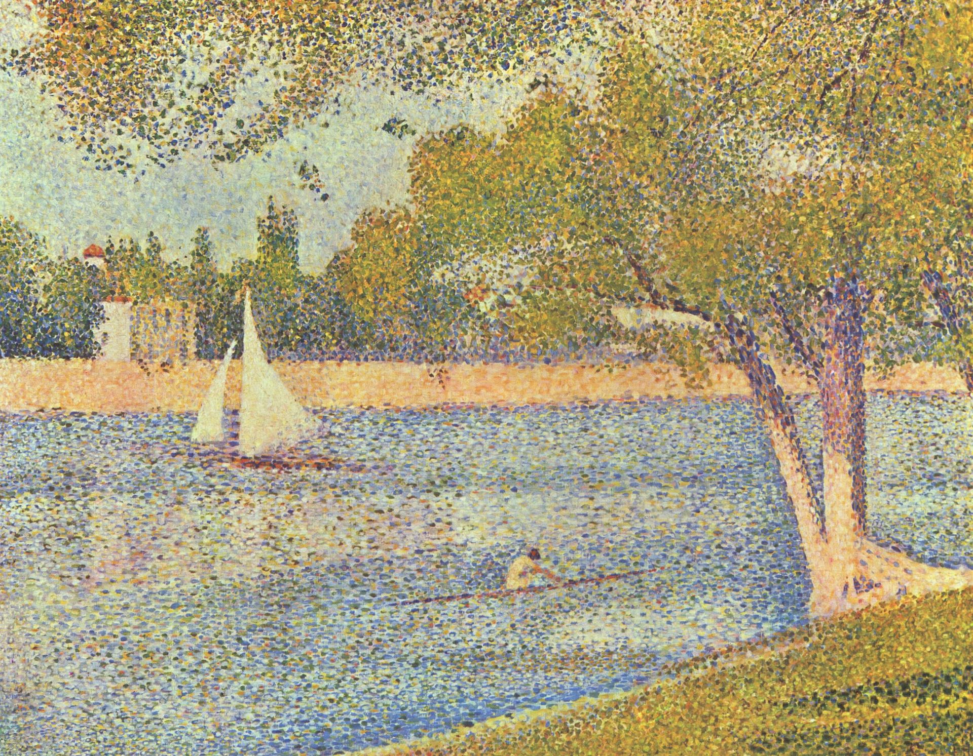 Georges Seurat - The Seine and La Grande Jatte - Springtime