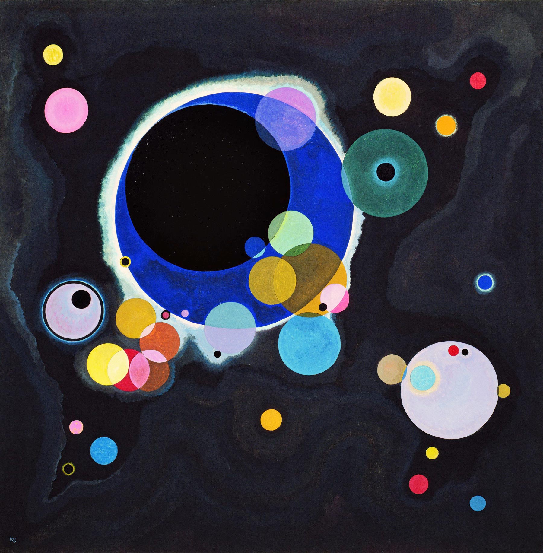 Wassily Kandinsky - Several Circles